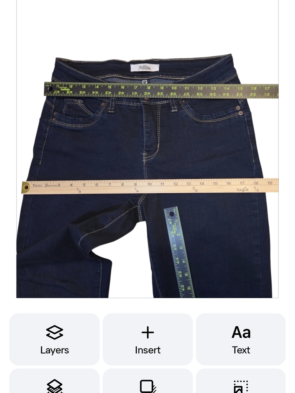 Women's Skinny Jeans in Deep Indigo - Picture 12 of 14